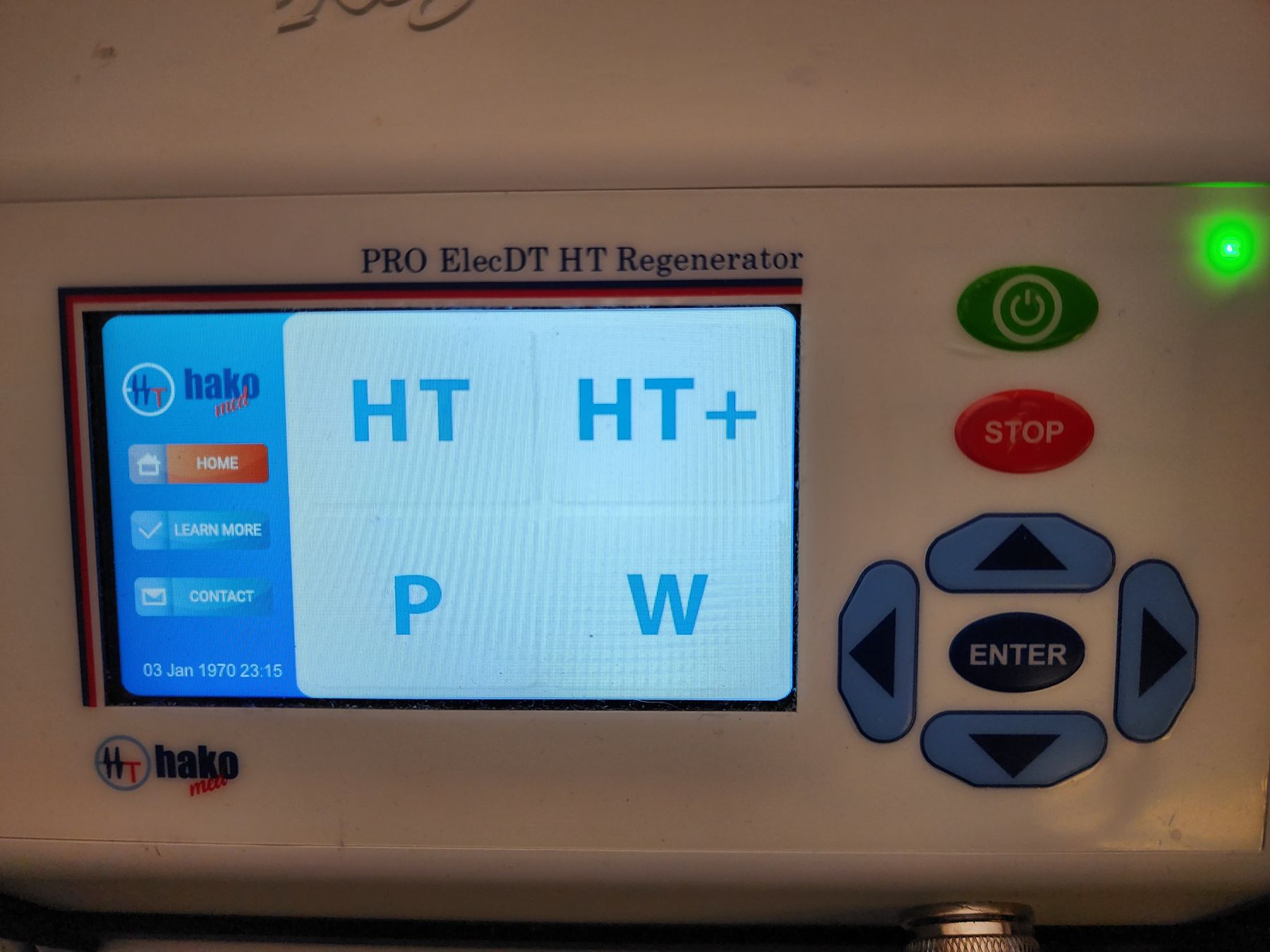 HakoMed horizontal stimulation electroanalgesia device